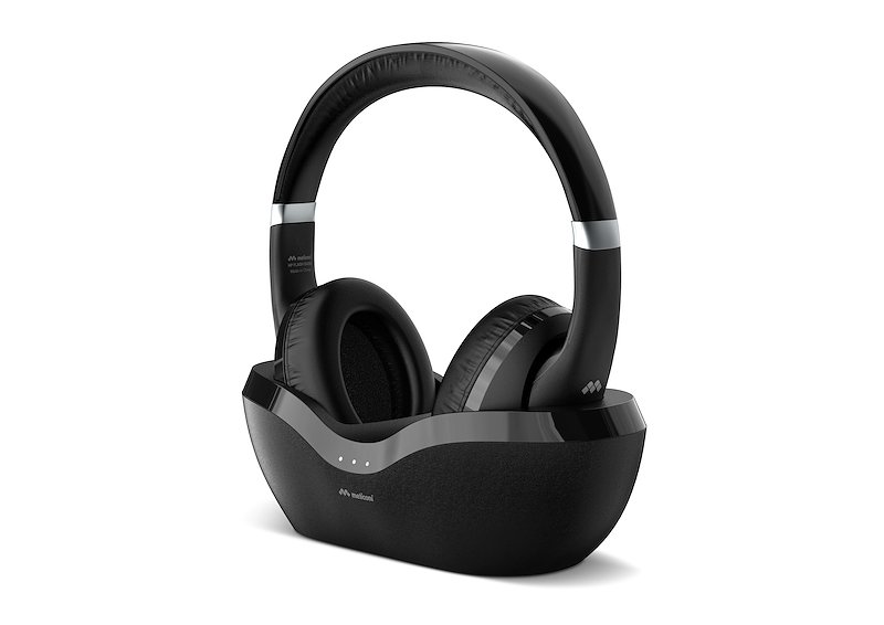 MELICONI HP FLASH BASE cuffie wireless TV, Nero