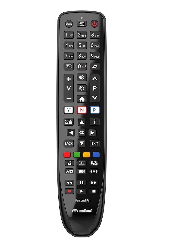 MELICONI PERSONAL 6+ per TV TELEFUNKEN, telecomando sostituisce il originale. Pronto all’uso