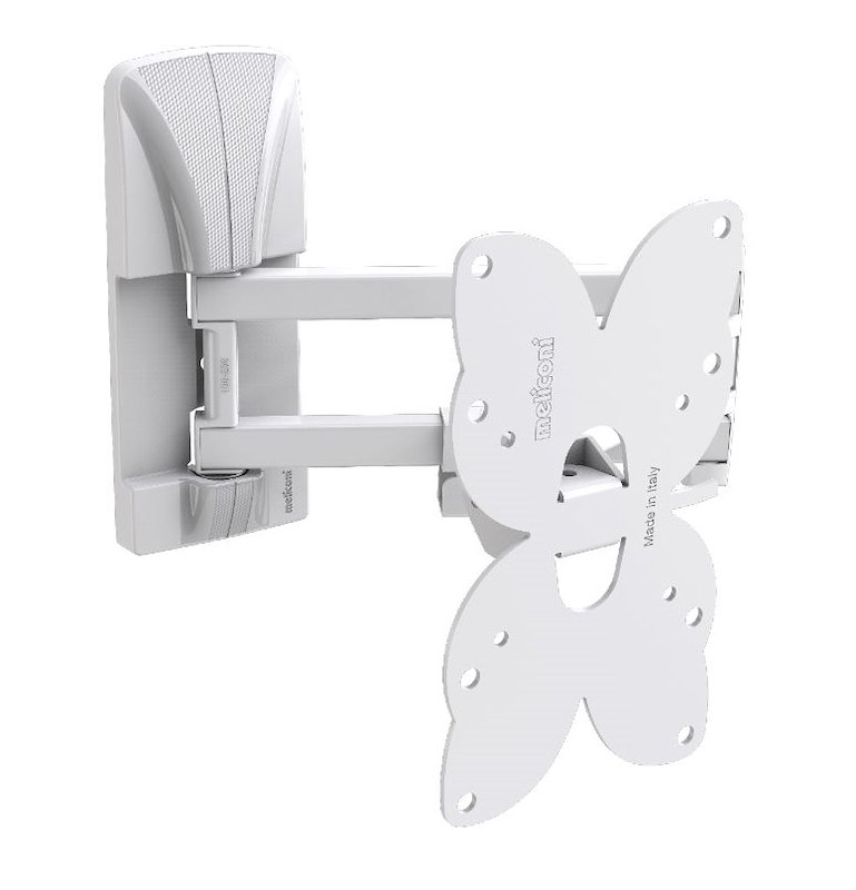 Meliconi Staffa TV 14" - 43" SlimStyle Plus 100200 Spin Sdr Bianco