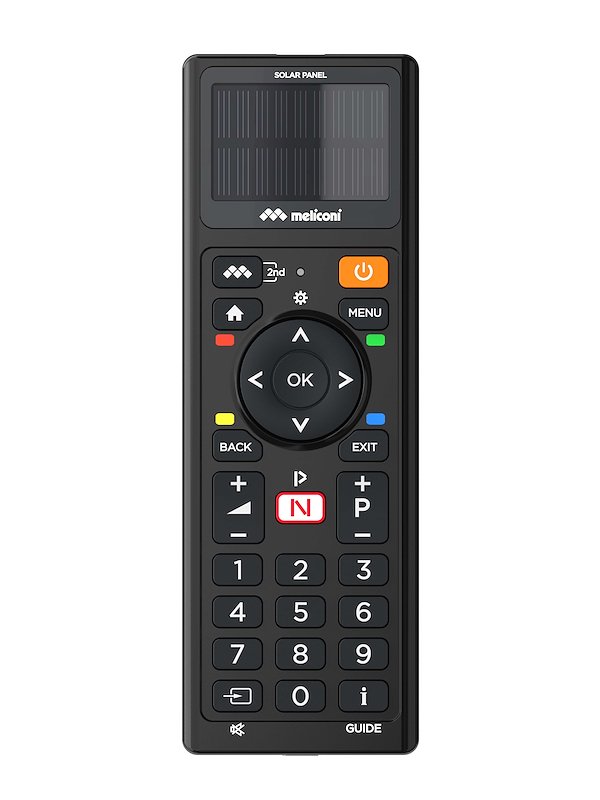 Meliconi - Telecomando Universale Solar Tv-nero
