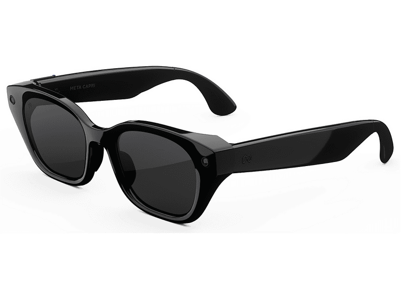 Meta Glasses, AI glasses Capri, Nero, Lenti Transitions® grigie Meta Glasses, AI glasses Capri, Nero, Lenti Transitions® grigie