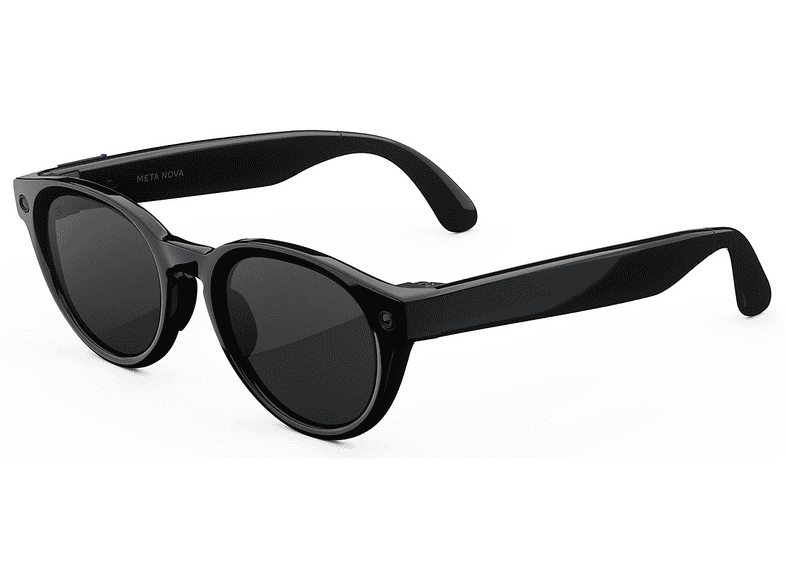 Meta Glasses, AI glasses Nova Standard, Nero, Lenti grigie polarizzate
