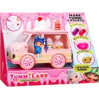 MGA ENTERTAINMENT - Yummiland Lip Gloss Truck con 2 Num Noms e Kit Crea Lucidalabbra 4+ Anni