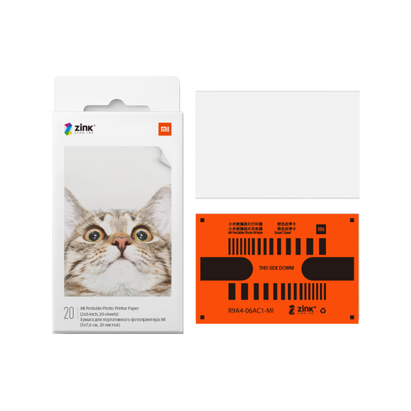 Mi Portable Photo Printer Paper (2x3-inch, 20-sheets)