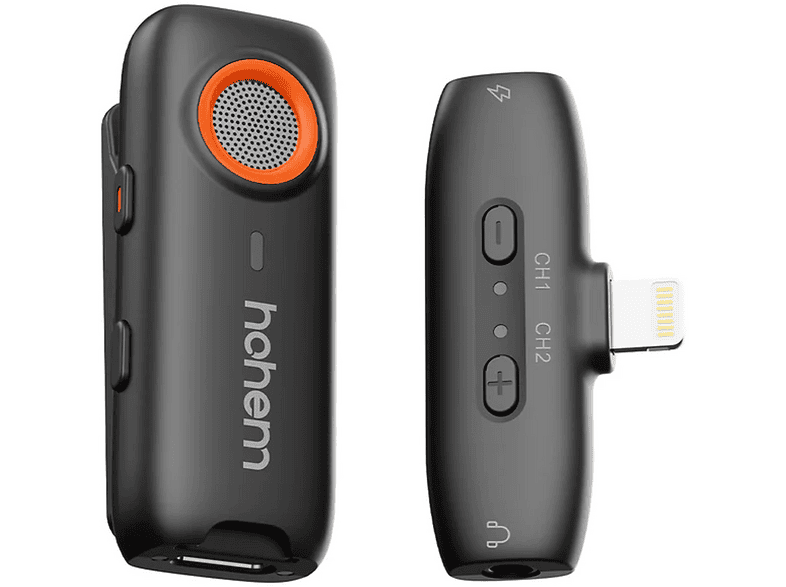 Microfono wireless HOHEM MIC-01 Set Plug & Play 1TX+1RX (Lighting)