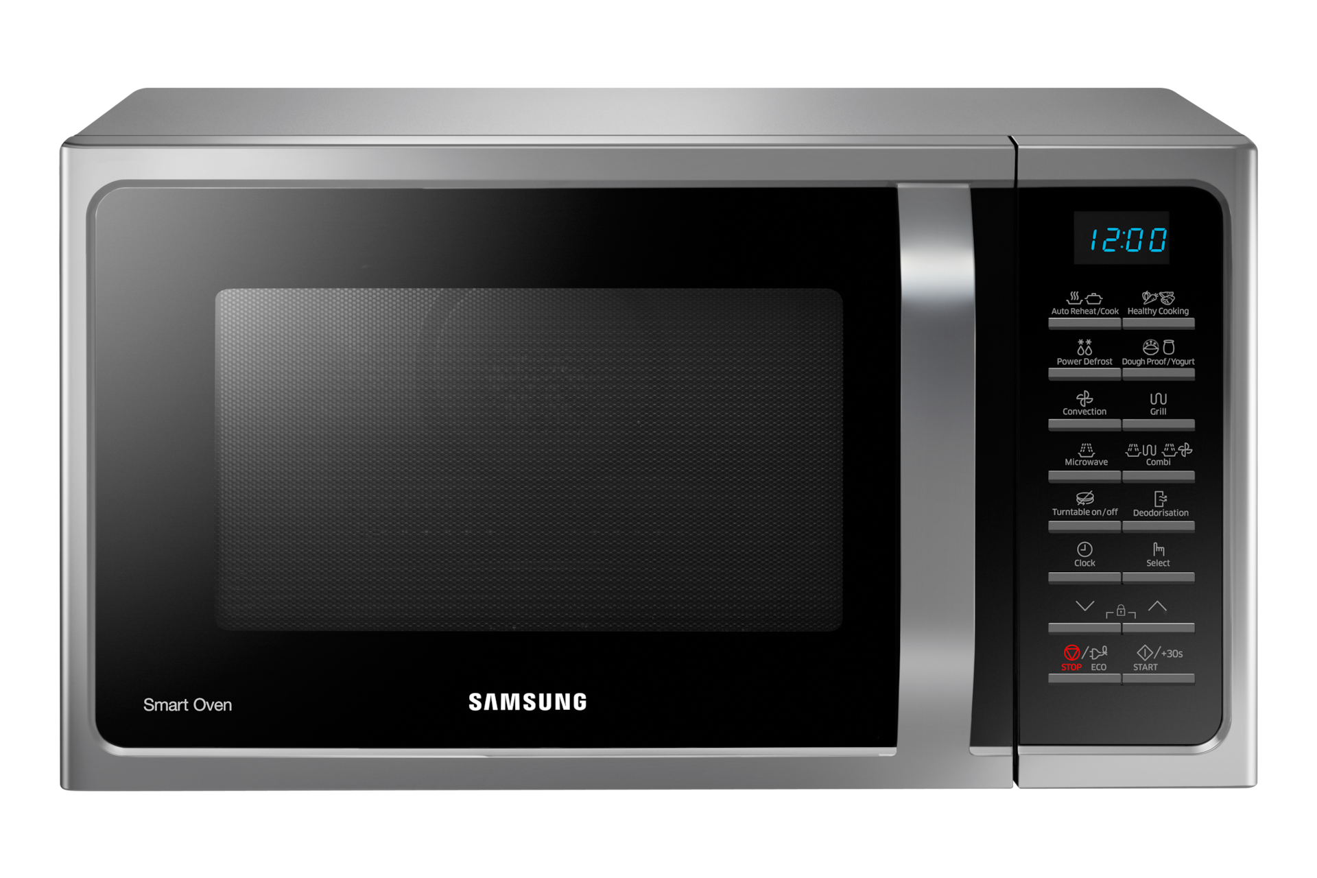 MICROONDE COMBINATO SAMSUNG MC28H5015AS, capacità 28 l, potenza microonde max 900 W, Funzione grill, Potenza grill 1500 inverter, 6 livelli di potenza, Silver