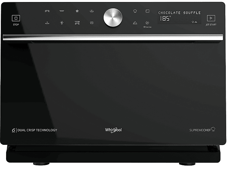 MICROONDE COMBINATO WHIRLPOOL MWSC 9133 SB, capacità 33 l, potenza microonde max 1000 W, Funzione grill, Potenza grill 1200 7 livelli di potenza, vapore, Silver