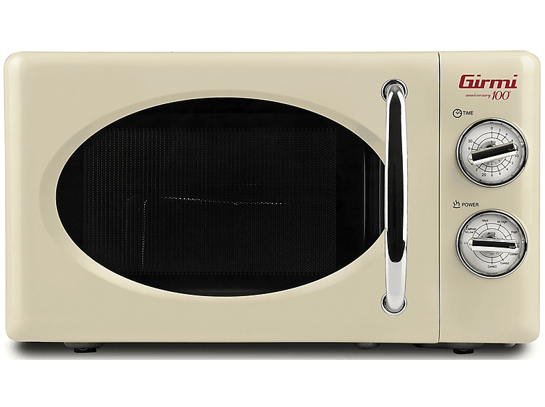 MICROONDE GIRMI Forno a microonde, capacità 20 l, potenza microonde max 700 W, Funzione grill, Potenza grill 800 5 livelli di potenza, Cream