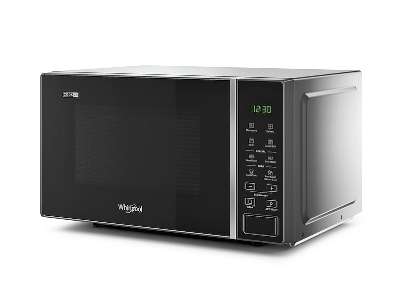 MICROONDE + GRILL WHIRLPOOL MWP 203 SB, capacità 20 l, potenza microonde max 700 W, Funzione grill, Potenza grill 1000 5 livelli di potenza, Silver Black