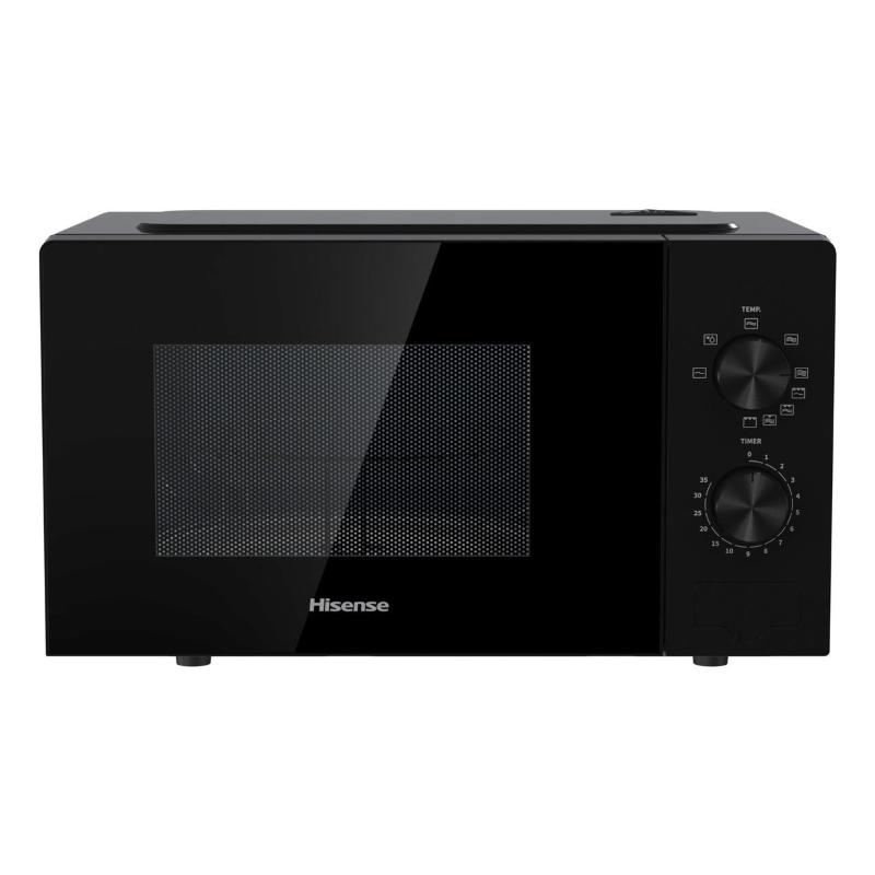 MICROONDE HISENSE H20MOBP1G, capacità 20 l, potenza microonde max 700 W, Funzione grill, Potenza grill 800 5 livelli di potenza, Nero