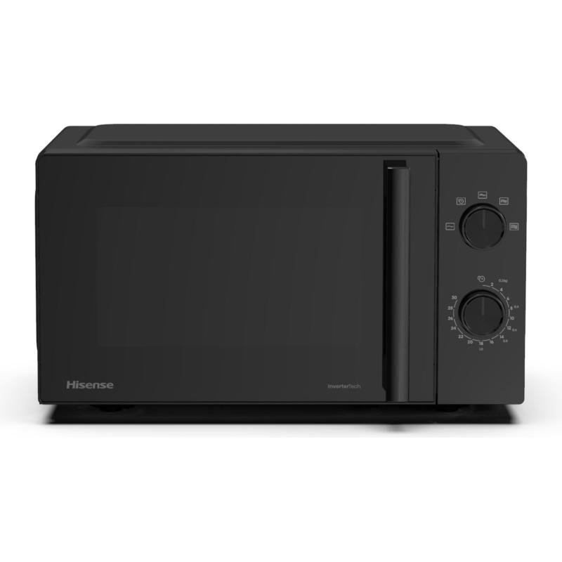 MICROONDE HISENSE H20MOBP1HI, capacità 20 l, potenza microonde max 700 W, Funzione inverter, 5 livelli di potenza, Nero