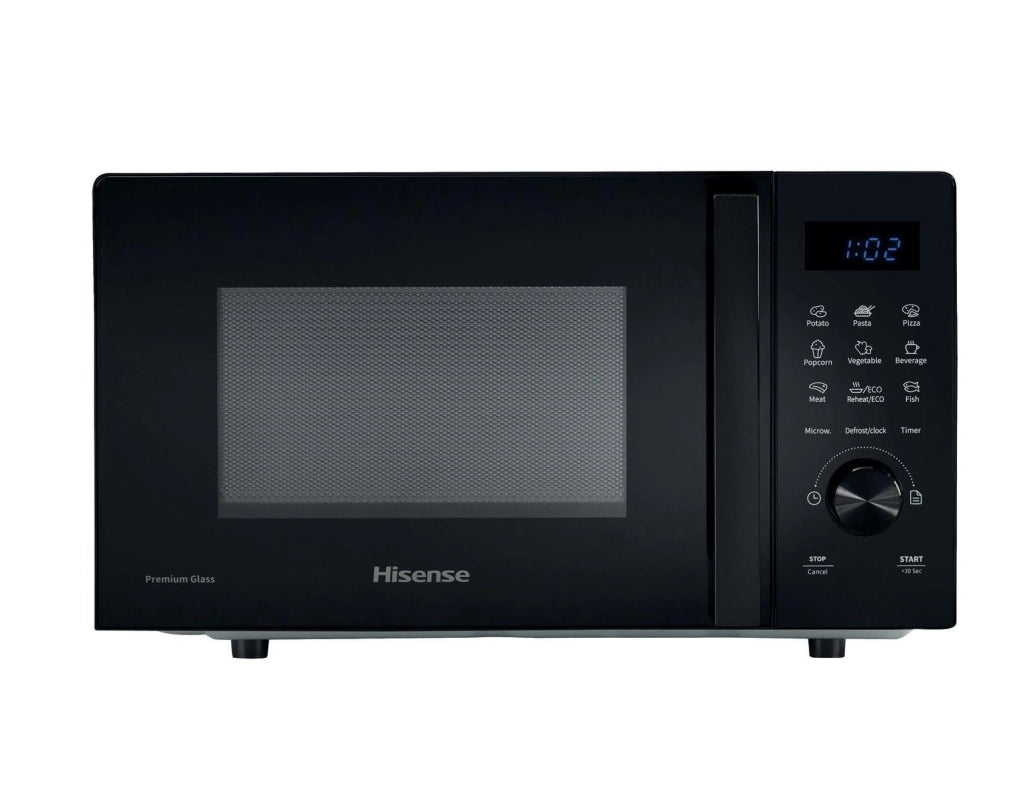 MICROONDE HISENSE H20MOBSD1H, capacità 20 l, potenza microonde max 700 W, 10 livelli di potenza, Nero