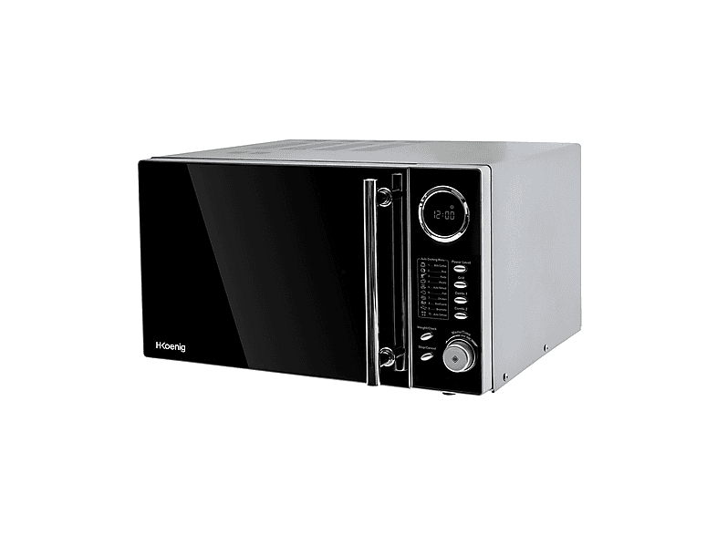 MICROONDE H.KOENIG VIO9, capacità 25 l, potenza microonde max 900 W, Funzione grill, Potenza grill 1000 10 livelli di potenza, Nero e argento