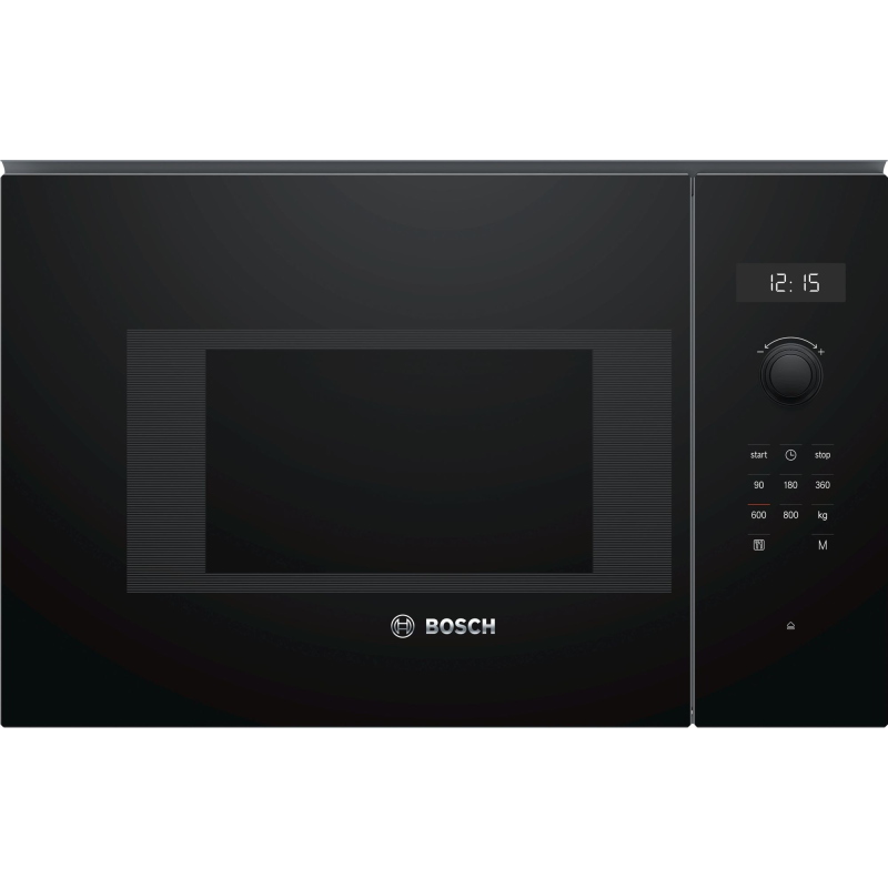 MICROONDE INCASSO BOSCH BFL524MB0, capacità 20 l, potenza microonde max 800 W, 5 livelli di potenza, Nero