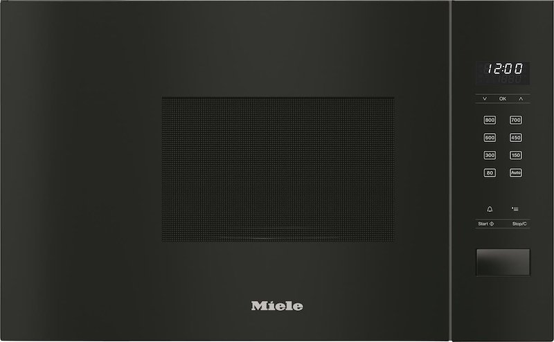 MICROONDE INCASSO MIELE M 2230 SC, capacità 17 l, potenza microonde max 800 W, Potenza grill 7 livelli di potenza, Nero Ossidiana