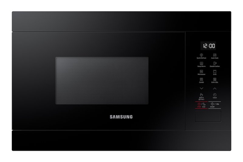 MICROONDE INCASSO SAMSUNG MG22M8254AK/E1, capacità 22 l, potenza microonde max 850 W, Funzione grill, Potenza grill 1100 6 livelli di potenza, Nero