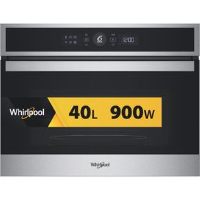 MICROONDE INCASSO WHIRLPOOL WMW47HMXI, capacità 40 l, potenza microonde max 900 W, Funzione grill, Potenza grill 1600 7 livelli di potenza, nero