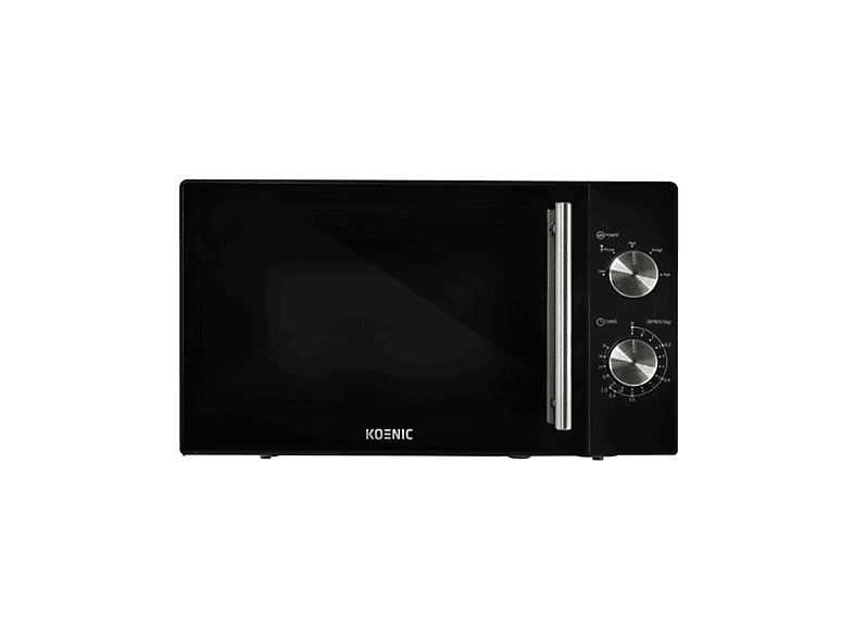 MICROONDE KOENIC KMW 1221 B, capacità 20 l, potenza microonde max 700 W, 5 livelli di potenza, Black