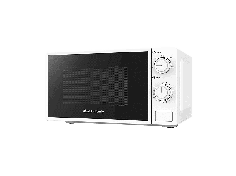 MICROONDE MELCHIONI FAMILY PULSE , capacità 20 l, potenza microonde max 700 W, 5 livelli di potenza, White