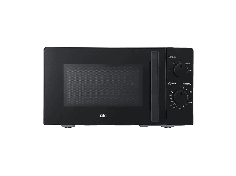 MICROONDE OK OMW 2027-1 B, capacità 20 l, potenza microonde max 700 W, 5 livelli di potenza, Black