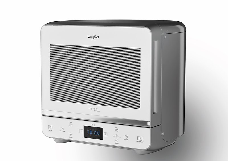MICROONDE WHIRLPOOL MAX 49 WSL, capacità 13 l, potenza microonde max 700 W, Funzione grill, Potenza grill 5 livelli di potenza, vapore, Silver