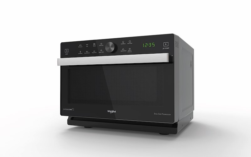 MICROONDE WHIRLPOOL MWP 337 SB, capacità 33 l, potenza microonde max 900 W, Funzione grill, Potenza grill 1200 7 livelli di potenza, vapore, Silver/Black