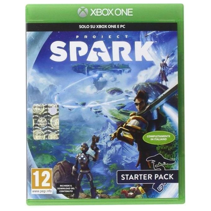 Microsoft 4TS-00018 Project Spark - Starter Pack per Xbox One Azione Avventura Blu-ray Disc PAL Genere Azione Avventura Classificazione PEGI 12+ colore Nero