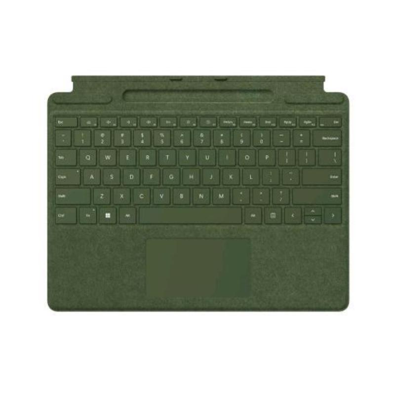 Microsoft surface pro tastiera con touchpad accelerometro porta surface slim pen 2 e supporto di ricarica qwerty italiana verde