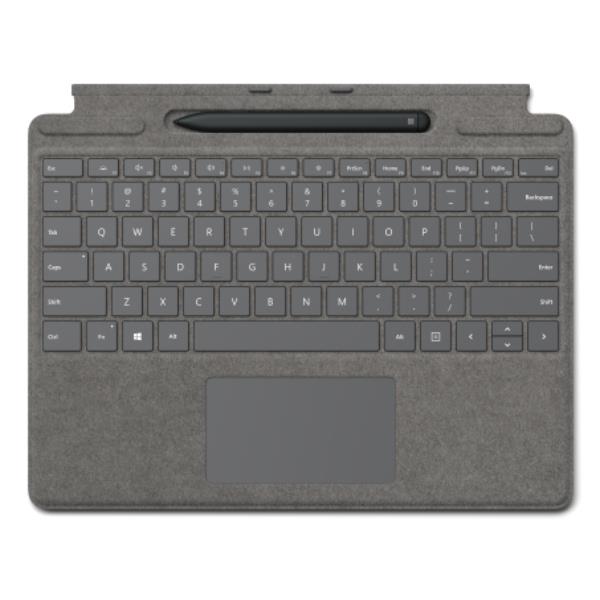 Microsoft Surface PRO10/11 Keyboard PLATINO+SLIMPEN2 Copilot 8X8-00173