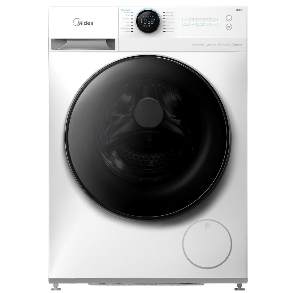 MIDEA LAVATRICE 12KG INVERTER VAPORE A 1400GIRI MF200W120WB/W-IT MIDEA LAVATRICE 12KG INVERTER VAPORE A 1400GIRI MF200W120WB/W-IT