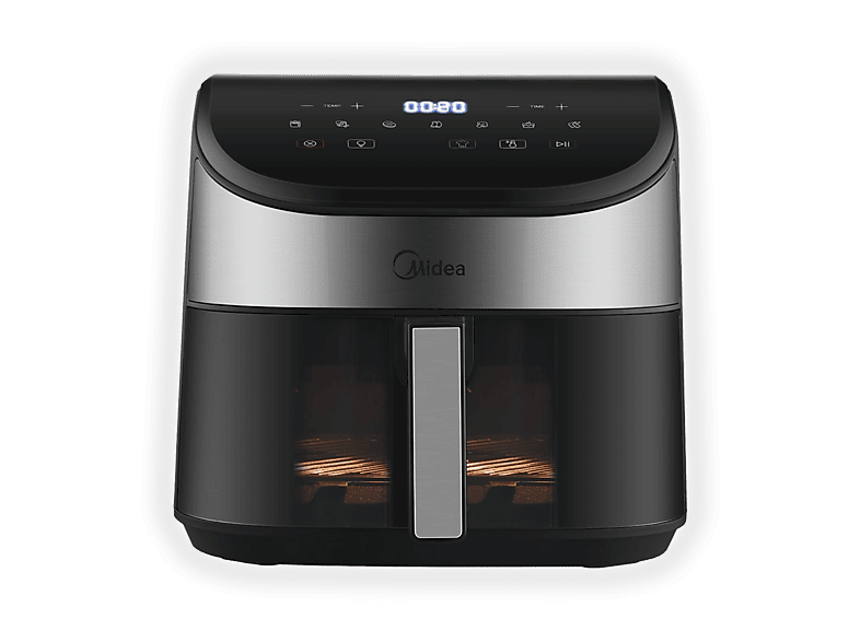 MIDEA MAD55000ADK0 DIGITALE FRIGGITRICE AD ARIA, capacità 5,5 l, Max potenza 1900 W, Nero