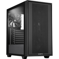 Midi Tower GS-03B-BLK-OP, Schwarz Nero, Chassis Tower