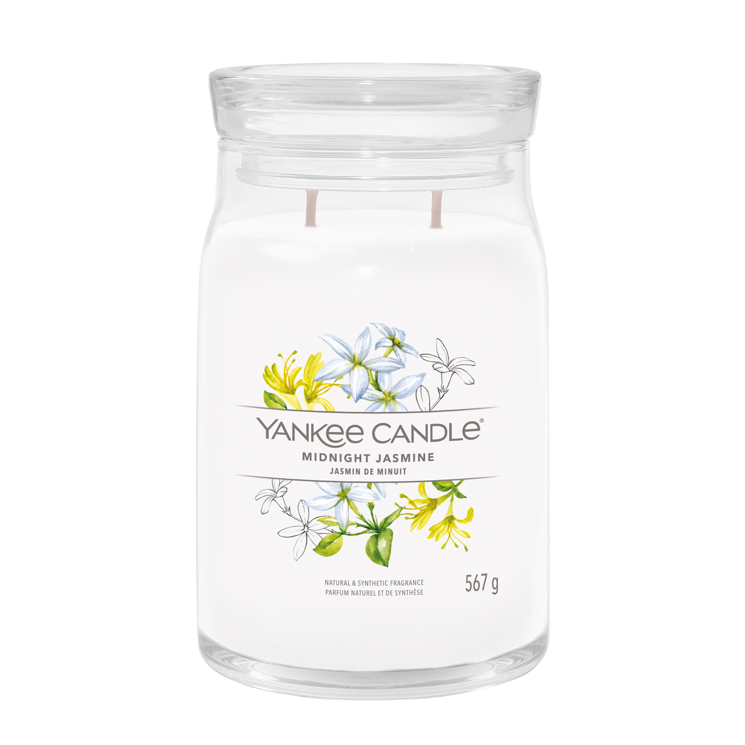 Midnight Jasmine, candela in giara grande Yankee Candle