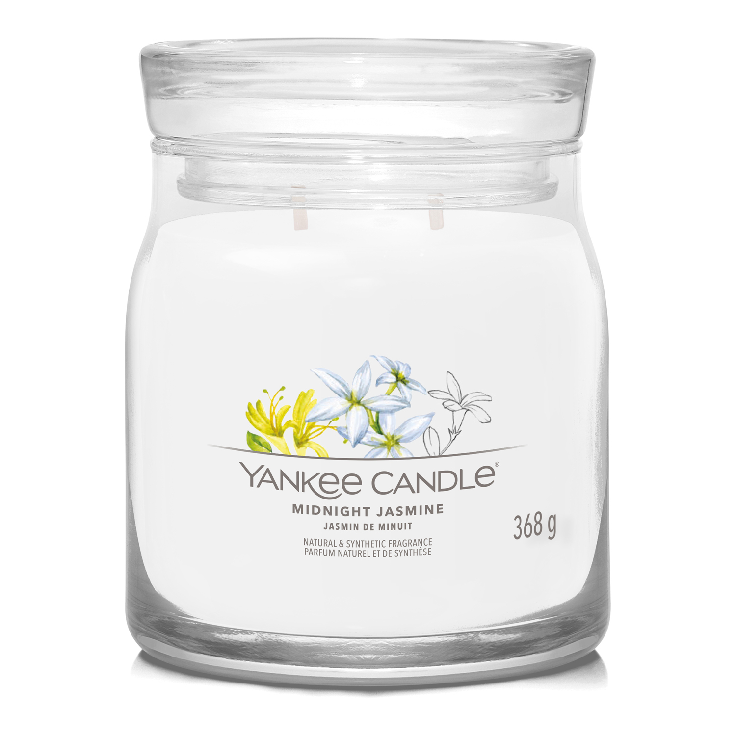 Midnight Jasmine, candela in giara media Yankee Candle