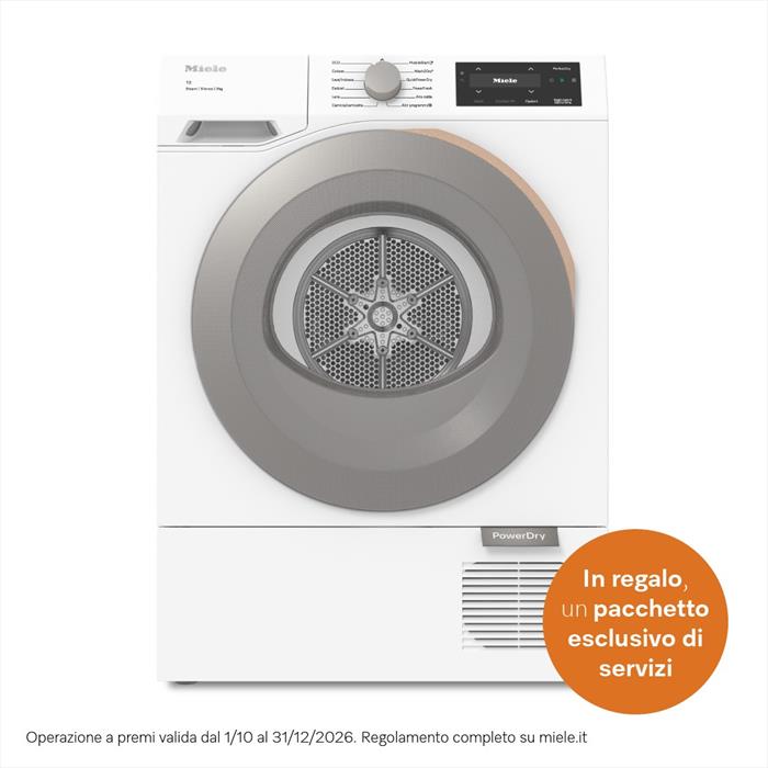 Miele - Asciugatrice Tk717iwp I Lw 9kg Classe B-platino/bianco