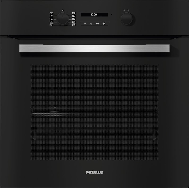 MIELE H 2766-1 B 125Y FORNO INCASSO Capacità 76 l, dimensoni: L 59,5 cm - A 59,6 P 56,8 cm, Black line, classe A+
