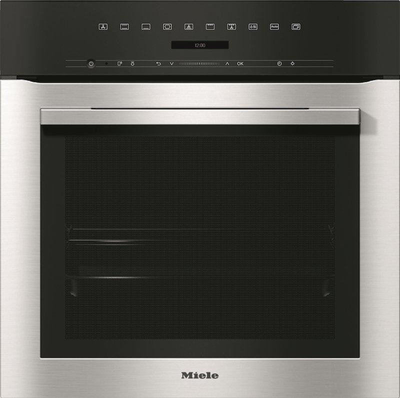 MIELE H 7164 B EDST/CLST FORNO INCASSO Capacità 76 l, dimensoni: L 59,5 cm - A 59,6 P 54,8 cm, Acciaio inox / nero, classe A+
