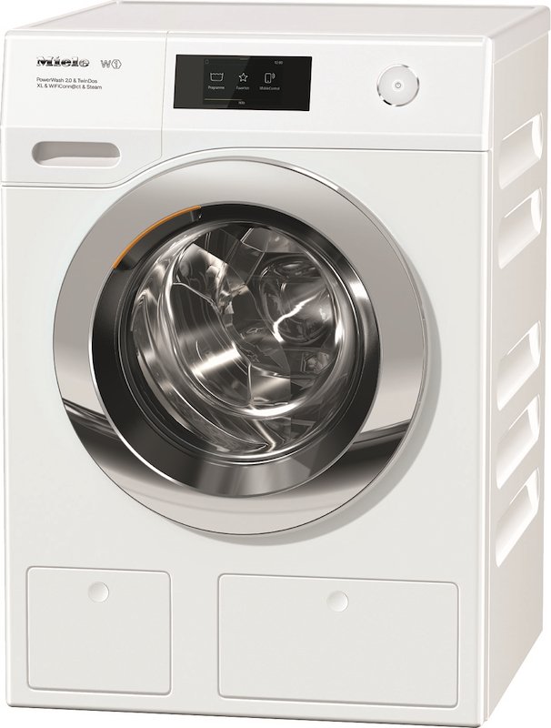 MIELE WCR 870 Wifi TD&PW LAVATRICE, Caricamento frontale, 9 kg, 26 programmi, Profondità 63,6 cm, Giri 1600 rpm, bianco, livello rumorosità centrifuga 68 dB(A), Classe A