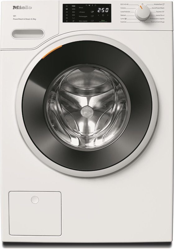 MIELE WWD 380 WCS LAVATRICE, Caricamento frontale, 9 kg, 11 programmi, Profondità 64,3 cm, Giri 1400 rpm, bianco, livello rumorosità centrifuga 72 dB(A), Classe A