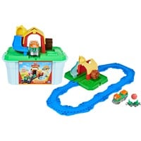 Mighty Express Set gioco stazione della fattoria con Farm-Frieda, veicolo da gioco