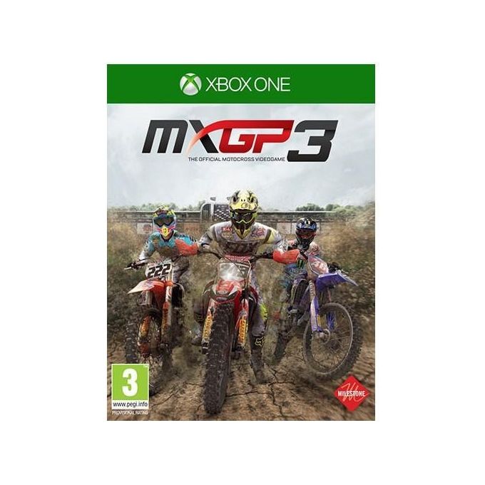 Milestone 1020580 MXGP 3 The Official Motocross Videogame Videogioco per Xbox One con Unreal Engine 4 Stagione 2016 Carriera Personalizzata colore Nero