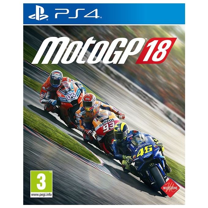 Milestone 1027348 MotoGP 18 Gioco per PlayStation 4 Genere Racing Anno 2018 Motore Unreal Engine 4 19 Tracciati Ufficiali colore Nero