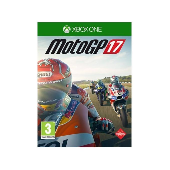 Milestone Srl 8059617106515 MotoGP 17 Videogioco Xbox One 60 FPS Tutti Piloti e Circuiti Ufficiali 2017 Modalita' Carriera e Online colore Nero