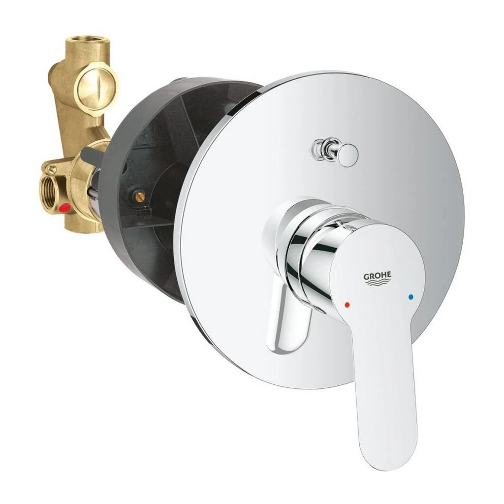 Miscelatore monocomando incasso doccia con deviatore linea BauEdge di Grohe Miscelatore monocomando incasso doccia con deviatore linea BauEdge di Grohe