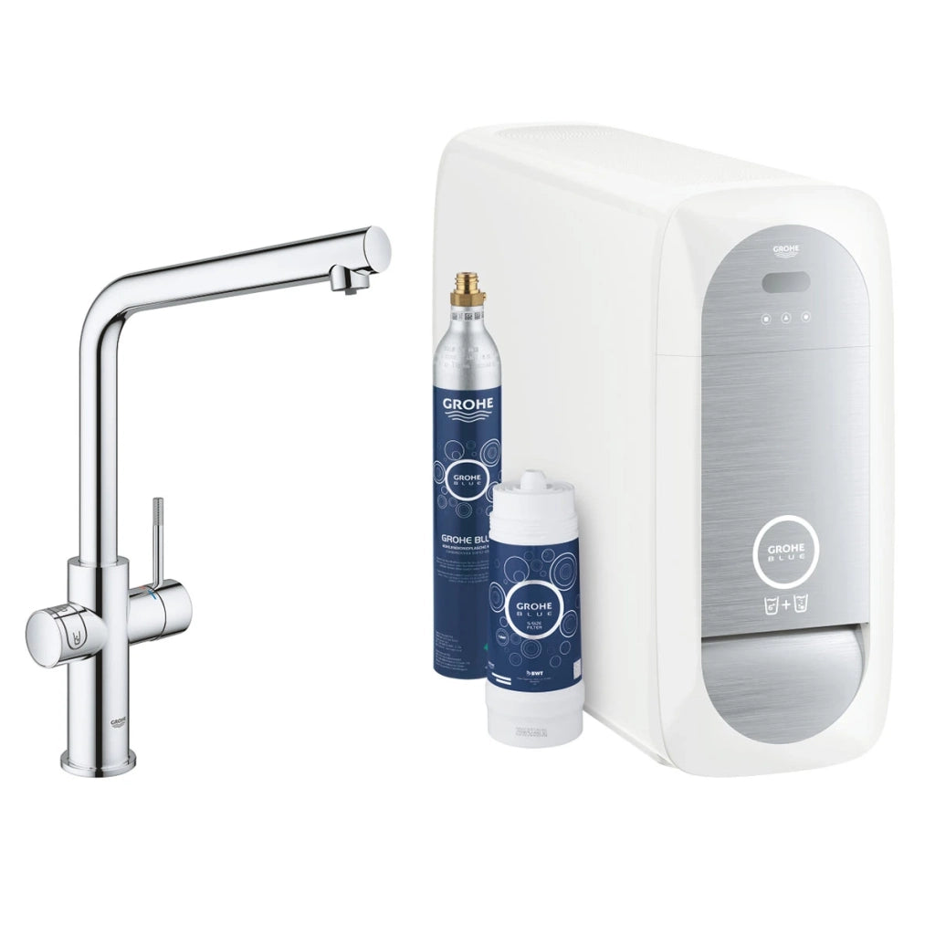 Miscelatore per lavello GROHE Blue Home con sistema filtrante acqua Miscelatore per lavello GROHE Blue Home con sistema filtrante acqua