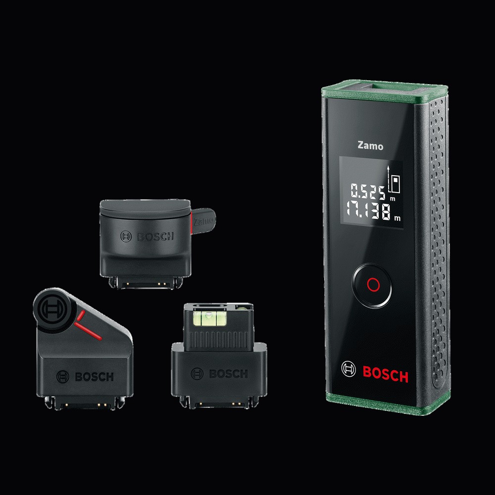 Misuratore Laser 20 Metri Zamo Iii Set Con 3 Accessori 0603672703 Bosch