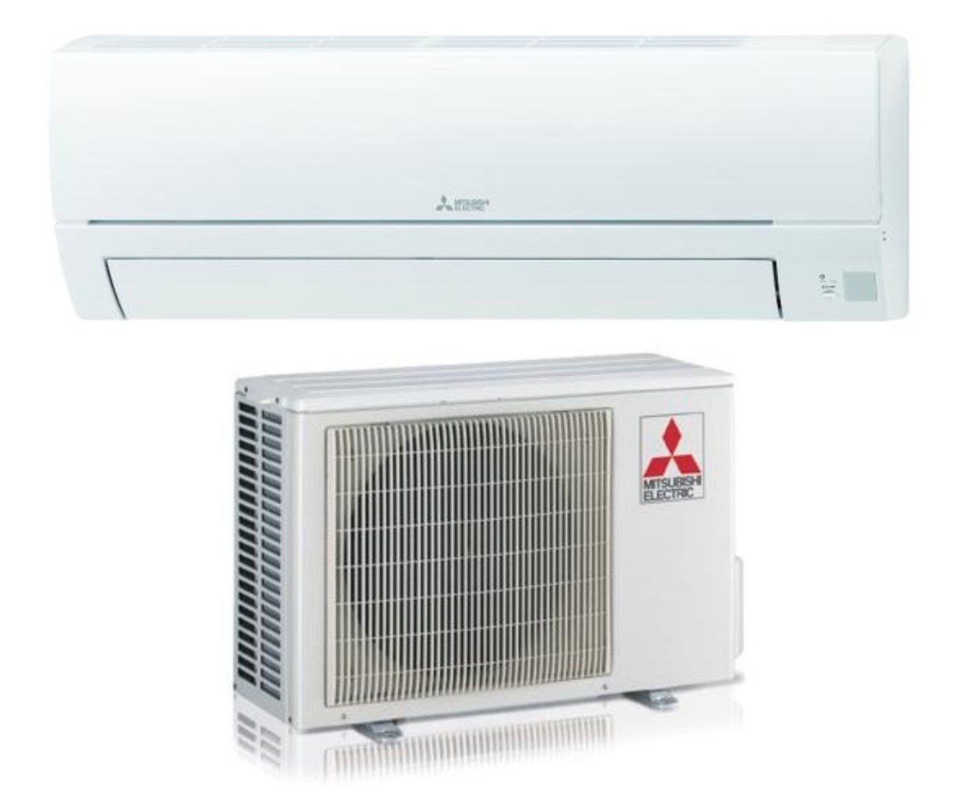 Mitsubishi Electric MSZ-DW25VF + MUZ+DW25WF Condizionatore Fisso, Split System, Dc Inverter, Unità Interna E Esterna, Bianco