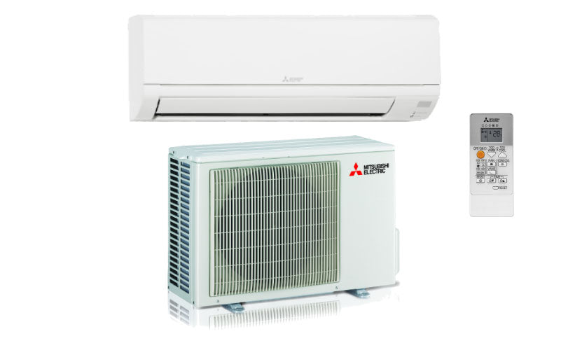 Mitsubishi Electric MSZ-HR35VF + MUZ-HR35VF Condizionatore Fisso, Dc Inverter, Split System, Unità Interna E Esterna, Bianco