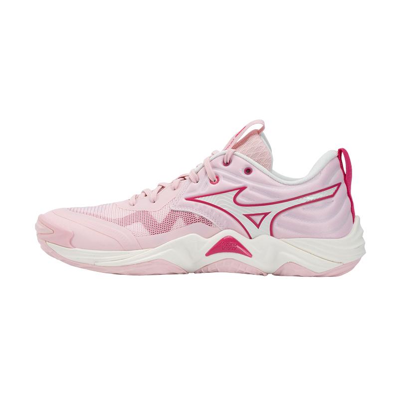 Mizuno WAVE MOMENTUM ELITE Scarpe da Pallavolo Unisex Basse Rosa/Bianco V1GA251270 42.5 white