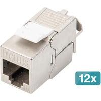 Modulo Keystone CAT 6A schermato senza attrezzi 12 pz., Modulo di Keystone Modulo Keystone CAT 6A schermato senza attrezzi 12 pz., Modulo di Keystone